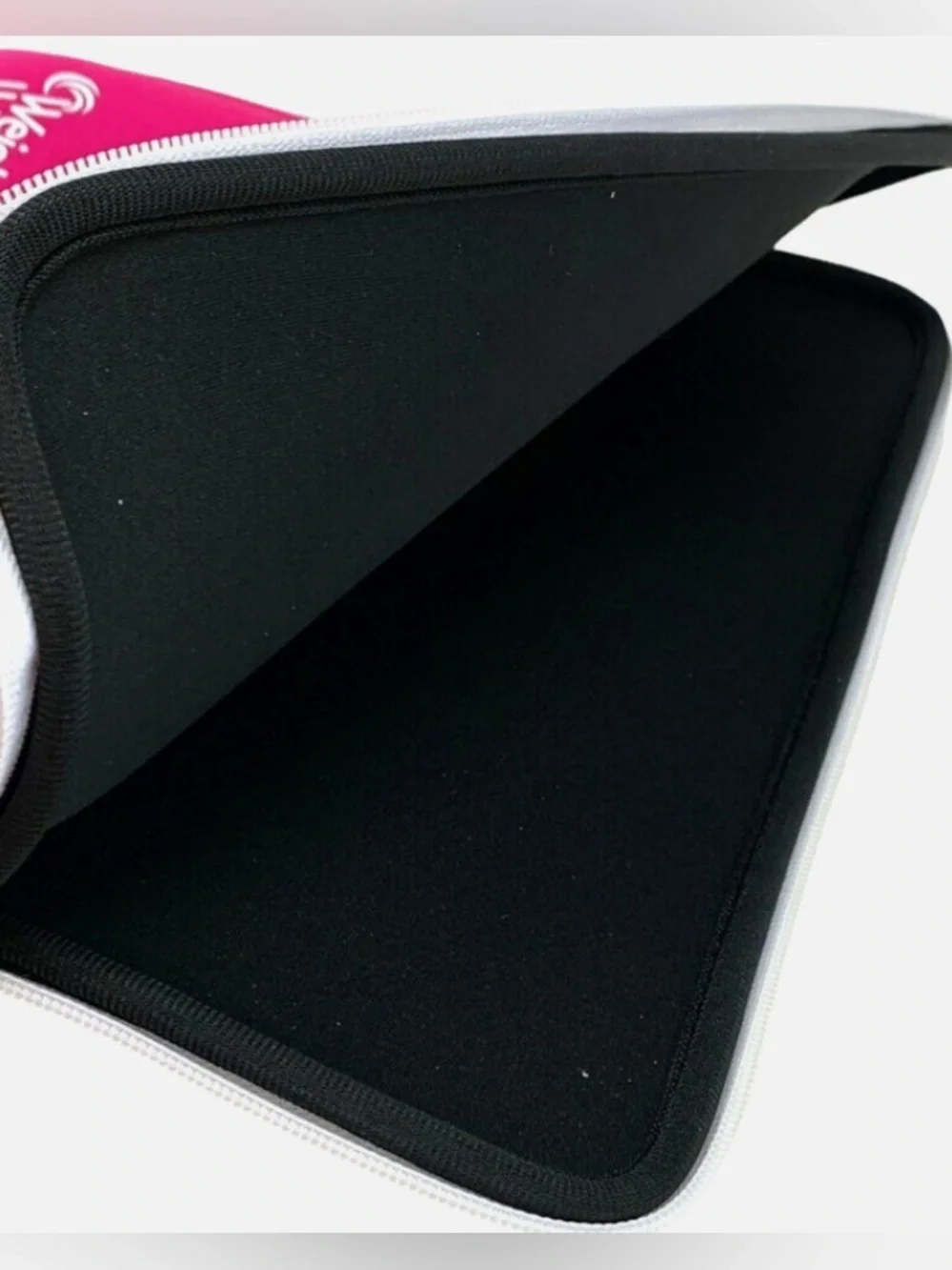 NWOT Weight Watchers Case Pink Polka Dot Neoprene Zippered